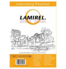 Пленка для ламинирования Fellowes 175мкм A4 (100шт) глянцевая Lamirel LA-7876501 (LA-78765/CRC-78765)