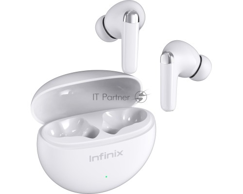 Гарнитура внутриканальные Infinix XBuds XE26 белый беспроводные bluetooth в ушной раковине (10311752)