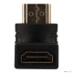 Переходник Rexant аудио/видео, (гнездо HDMI - штекер HDMI), угловой, 1 шт.