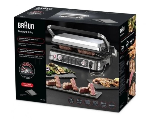 Электрогриль Braun CG9160 2200Вт черный/серебристый