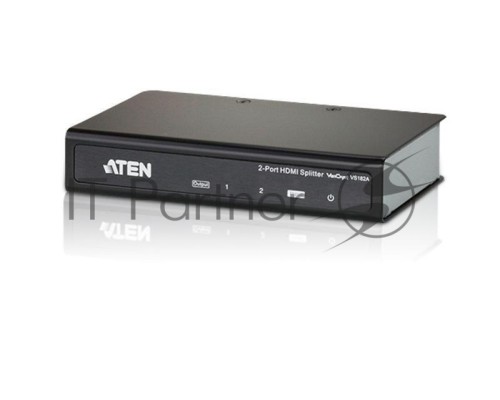 Разветвитель ATEN VS182A-AT-G 2 PORT HDMI Splitter W/1,8M W/EU ADP,
