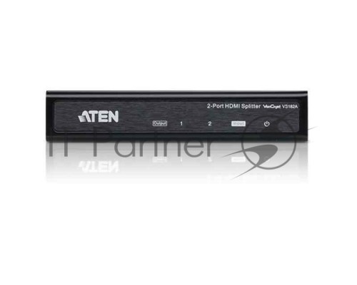 Разветвитель ATEN VS182A-AT-G 2 PORT HDMI Splitter W/1,8M W/EU ADP,