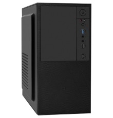 Exegate EX298009RUS Корпус Minitower BAA-308UC-AAA400 (mATX, БП AAA400 с вент. 8см, 1*USB+1*USB3.0+1*TypeC, HD Audio, черный)