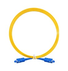 Exegate EX297924RUS Патч-корд волоконно-оптический FC-S-9-SC-SC-3M-LSZH (Шнур ВО SM 9/125 (OS2/G.652.D), SC/UPC-SC/UPC, Simplex, LSZH, 3 м)