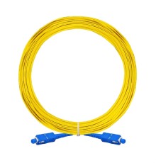 Exegate EX297926RUS Патч-корд волоконно-оптический FC-S-9-SC-SC-10M-LSZH (Шнур ВО SM 9/125 (OS2/G.652.D), SC/UPC-SC/UPC, Simplex, LSZH, 10 м)