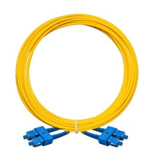 Exegate EX297932RUS Патч-корд волоконно-оптический FC-D-9-SC-SC-5M-LSZH (Шнур ВО SM 9/125 (OS2/G.652.D), SC/UPC-SC/UPC, Duplex, LSZH, 5м)