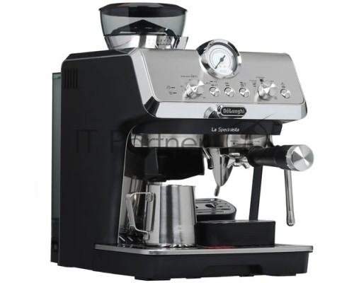Кофеварка рожковая DeLonghi EC9155.MB серебристый/черный, исп. кофе - зерновой/молотый, 1.7 л, 1400 Вт, 15 Бар