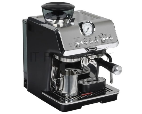 Кофеварка рожковая DeLonghi EC9155.MB серебристый/черный, исп. кофе - зерновой/молотый, 1.7 л, 1400 Вт, 15 Бар