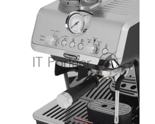 Кофеварка рожковая DeLonghi EC9155.MB серебристый/черный, исп. кофе - зерновой/молотый, 1.7 л, 1400 Вт, 15 Бар
