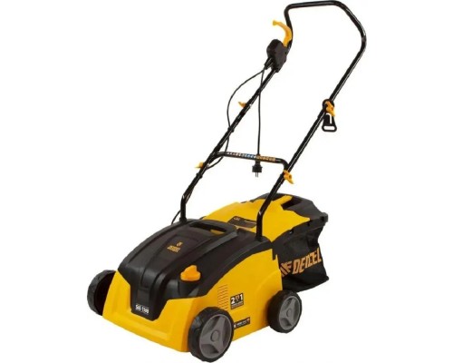 [Мотоблоки, Культиваторы] Denzel Скарификатор-аэратор электрический SAE-1500, 1500 Вт, -11/+5 см, 32 см [57701]