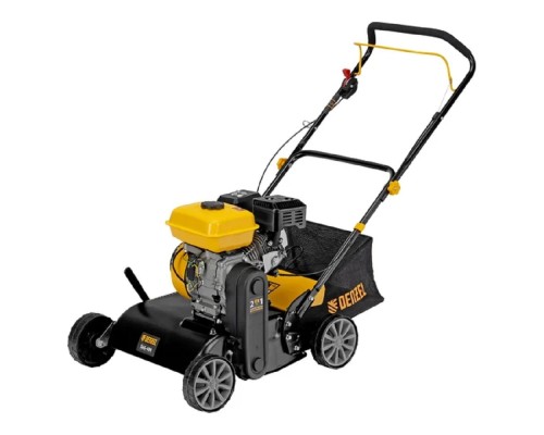 [Мотоблоки, Культиваторы] Denzel Скарификатор-аэратор бензиновый SAG-400, 212 см3, -15/+10 мм, 40 см [57802]