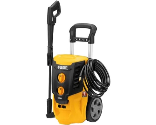 [Мойки] Denzel Моечная машина высокого давления R-180, 2200 Вт, 180 бар, 380 л/ч, колесная. [58238]