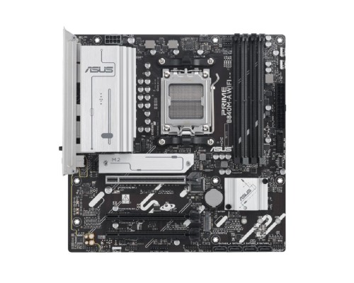 [Материнская плата] ASUS PRIME B840M-A WIFI (Socket AM5, mATX, 4xDDR5(192GB), 2xDP/HDMI, 1xPCIe 4.0x16/2xPCIe 3.0x16, 1xLAN (2.5GbE), Wi-Fi, BT, 4xSATA 6Gb/s, 3xM.2, 1xType-C, 2xUSB 3.2, 4xUSB 2.0)