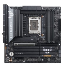 ASUS TUF GAMING B860M-PLUS WIFI (Socket 1851, ATX, 4xDDR5(256GB), DP/HDMI, 1xPCIe 5.0x16/1xPCIe 4.0x16/1xPCIe 4.0x1, 1xLAN(2.5GbE), Wi-Fi7, BT, 4xSATA 6Gb/s, 3xM.2, 1xType-C, 5xUSB 3.2, 2xUSB 2.0)