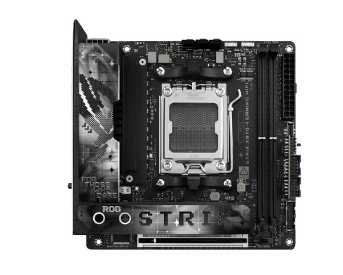 [Материнская плата] ASUS ROG STRIX X870-I GAMING WIFI (Socket AM5, ATX, 4xDDR5(192GB), HDMI, 1xPCIe5.0x16/2xPCIe 4.0x16/1xLAN (2.5GbE), WiFi7, 2xSATA 6Gb/s, 4xM.2, 2xUSB4, 2xType-C,4xUSB 3.2, 3xUSB 2.0)