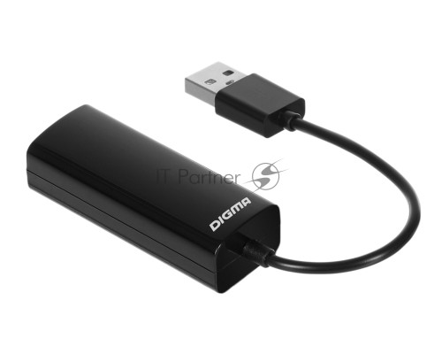 Сетевой адаптер Digma D-USB2-LAN100 Net Adapter Ethernet USB 2.0 (pack:1pcs)