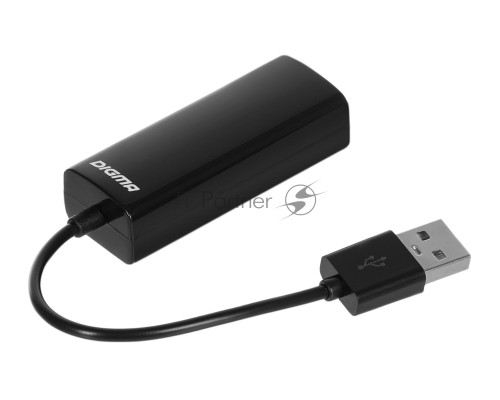 Сетевой адаптер Digma D-USB2-LAN100 Net Adapter Ethernet USB 2.0 (pack:1pcs)