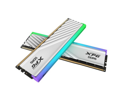 [Модуль памяти] A-data DDR5 2x16GB 6000MHz AX5U6000C3416G-DTLABRWH XPG Lancer RGB RTL PC5-48000 CL34 DIMM 288-pin 1.35В kit dual rank с радиатором Ret