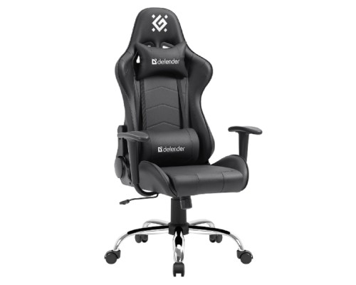 [Офисные кресла] Игровое кресло Azgard Черный,полиуретан,50мм DEFENDER (64558)
