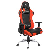 Игровое кресло Azgard Черный/Красный,полиуретан,60мм DEFENDER