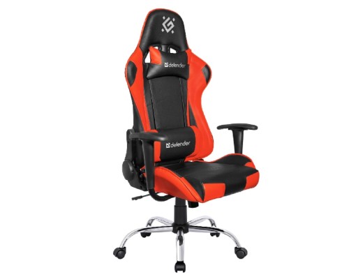 [Офисные кресла] Игровое кресло Azgard Черный/Красный,полиуретан,60мм DEFENDER