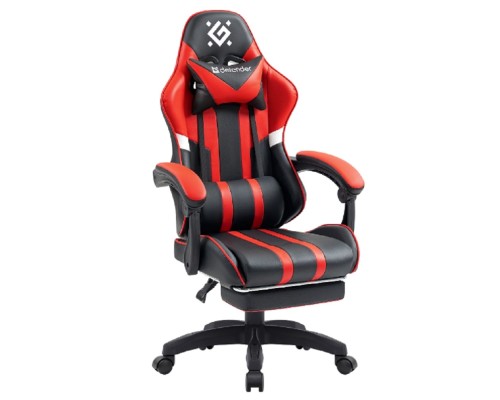 [Офисные кресла] Игровое кресло Colran Чер/Красн,класс 4,PU,подножка DEFENDER (64025)