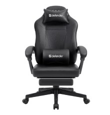 Игровое кресло Cruiser Черный,PU,подножка DEFENDER 