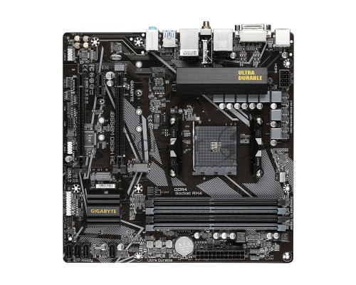 Материнская плата Gigabyte B550M DS3H AC (V1.5/V1.7) Soc-AM4 AMD B550 4xDDR4 mATX AC`97 8ch(7.1) GbLAN RAID+DVI+HDMI