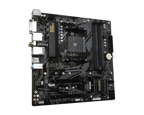 Материнская плата Gigabyte B550M DS3H AC (V1.5/V1.7) Soc-AM4 AMD B550 4xDDR4 mATX AC`97 8ch(7.1) GbLAN RAID+DVI+HDMI