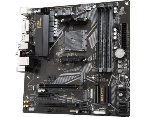 Материнская плата Gigabyte B550M DS3H AC (V1.5/V1.7) Soc-AM4 AMD B550 4xDDR4 mATX AC`97 8ch(7.1) GbLAN RAID+DVI+HDMI