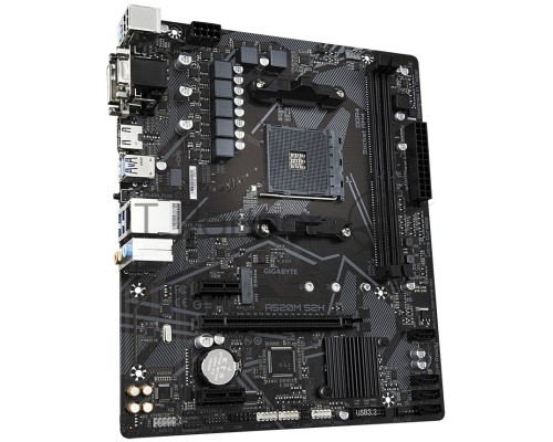 Материнская плата Gigabyte A520M S2H (V1.3) Soc-AM4 AMD A520 2xDDR4 mATX AC`97 8ch(7.1) GbLAN RAID+VGA+DVI+HDMI