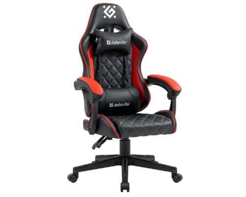 [Офисные кресла] Игровое кресло Majestic  Черный/красный,класс 4,PU DEFENDER
