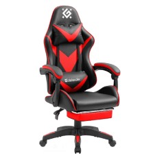 Игровое кресло Minion Чер/Крас,класс 4,PU,подножка DEFENDER