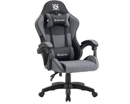[Офисные кресла] Игровое кресло Strider Чер/серый,класс3,PU DEFENDER