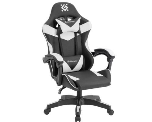 [Офисные кресла] Игровое кресло Urana Чер/бел,класс3,PU DEFENDER 