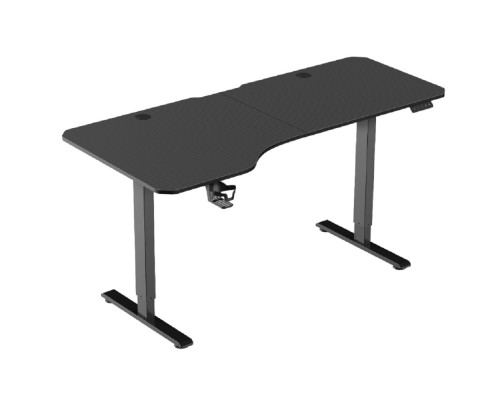 [Офисные кресла] Игровой компьютерный стол Exos черн,159*75L,высота 72-117см DEFENDER (64703)