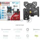 Кронштейн Arm media MARS-6 black, 10 шт/уп. Кр. стал. наст. для TV 10
