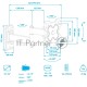 Кронштейн Arm media MARS-6 black, 10 шт/уп. Кр. стал. наст. для TV 10