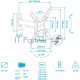 Кронштейн Arm media MARS-7 black, 15 шт/уп. Кр. стал. наст. для TV 20