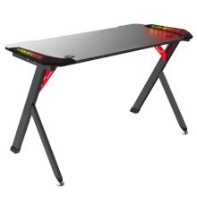 Игровой компьютерный стол Spirit RGB,подвес круж+гарн.,черн,120 DEFENDER (64389)
