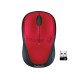 Мышь беспроводная Logitech M235 красный/черный, 1000 dpi, радиоканал, USB, кнопки - 3