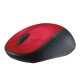 Мышь беспроводная Logitech M235 красный/черный, 1000 dpi, радиоканал, USB, кнопки - 3