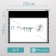 Экран для проектора S'OK SCPSMT-250x140FG-ED60, 113
