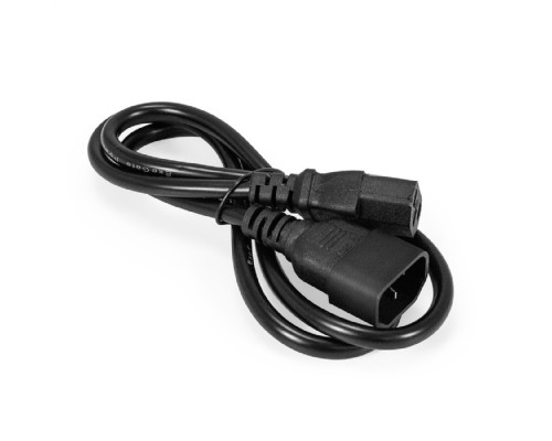 [кабели] Exegate EX297755RUS Кабель питания ExeGate Special EC-1S (C13->C14, 3*0.5mm2, CCA, черный, 1м)