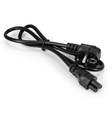 Exegate EX297818RUS Кабель питания ноутбуков ExeGate Special PC5-7,5S (Евровилка Schuko->C5, 3*0.75mm2, CCA, черный, 0.75м)