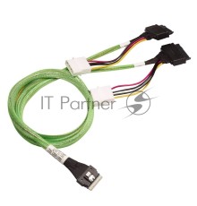 Кабель ACD-60005-ZC Slimline SASx8 (SFF8654) -to- 2x U.2 Direct, 1M, (аналог Broadcom 05-60005-00) {80}