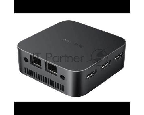 Мини ПК Blackview MP80 (Intel N5095) 16+1TB, 512GB, WIFI a/b/g/n/ac, Bluetooth 4.2, Win11 Pro, USB3.0, HDMI 1.4b Type A *2, RJ45*1, 5.5/2.1mm DC Jack *1, 3.5mm Phone Jack*1, Colour: Black