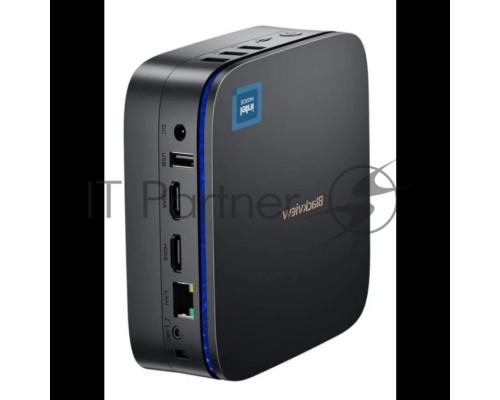 Мини ПК Blackview MP60 (Intel N95) 16+1TB, 512GB, WIFI a/b/g/n/ac, Bluetooth 4.2, Win11 Pro, USB3.0, HDMI 1.4b Type A *2, RJ45*1, 5.5/2.1mm DC Jack *1, 3.5mm Phone Jack*1, Colour: Black