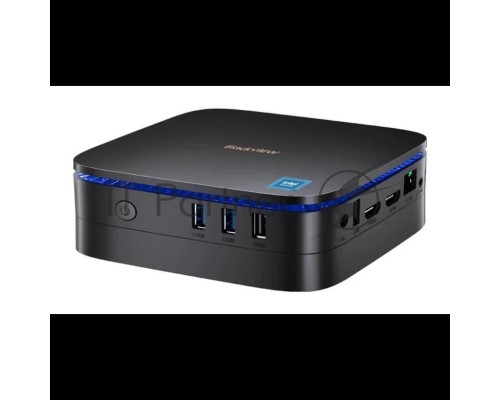 Мини ПК Blackview MP60 (Intel N95) 16+1TB, 512GB, WIFI a/b/g/n/ac, Bluetooth 4.2, Win11 Pro, USB3.0, HDMI 1.4b Type A *2, RJ45*1, 5.5/2.1mm DC Jack *1, 3.5mm Phone Jack*1, Colour: Black