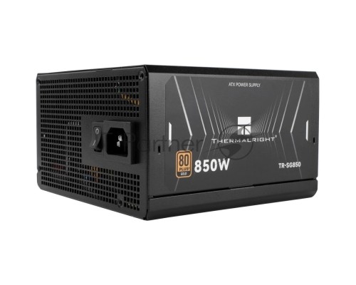Блок питания Thermalright 850W 80+ Gold (ATX, 3.1, PCIe 5.1, Full modular, 1x24(20+4)pin 600mm, 2xCPU 8(4+4)pin 650mm, 2xPCIe*2 8(6+2)pin 650+150mm, 1x12VHPWR PCIe 5.1 12+4pin 600mm, 2xSATA*4 450+150+150+150mm, 1xMOLEX4pin*3 500+150+150mm, Active, 120x12